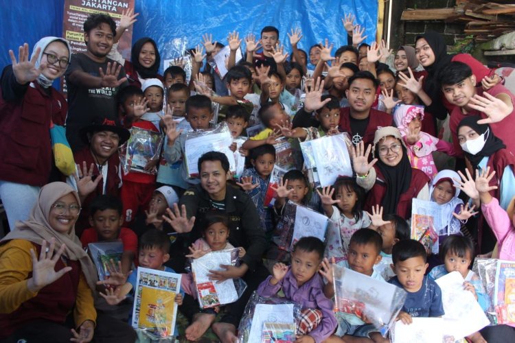 Turun Tangan Jakarta  Gelar Beragam Kegiatan Korban Bencana Cianjur