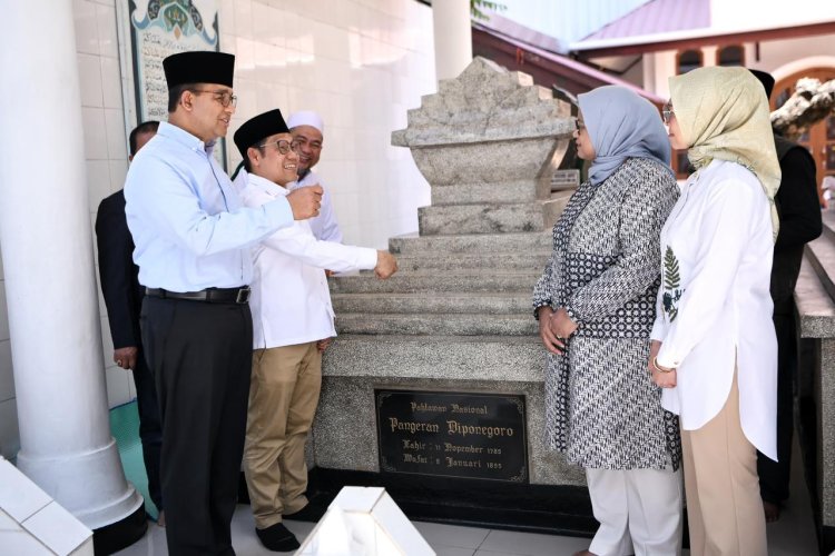 GALI INSPIRASI PERJUANGAN, PASANGAN AMIN ZIARAH KE MAKAM PANGERAN DIPONEGORO