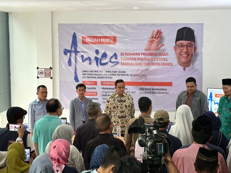Relawan Sohib AMIN Launching Buku Berjudul Anies di Pusaran Produksi Hoax