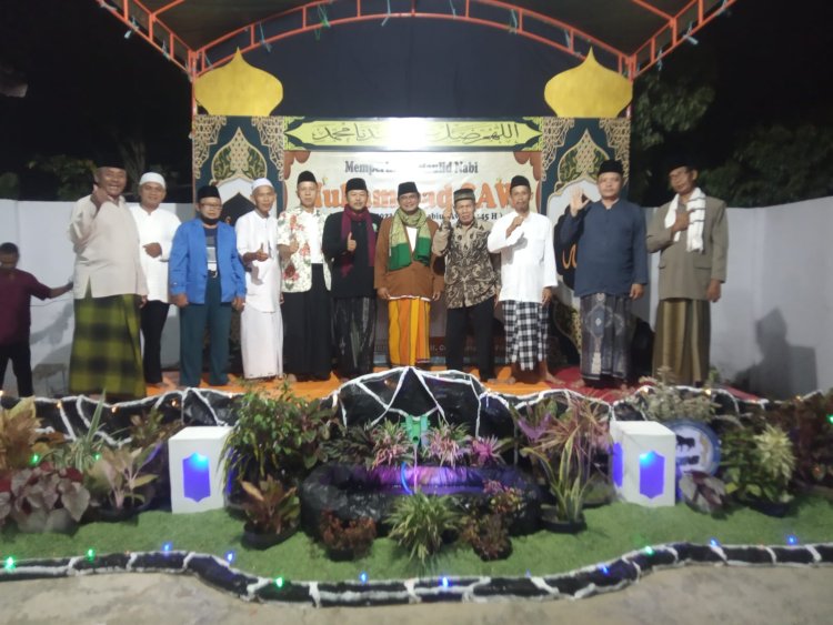 MUSHOLLA NURUL JANNAH KAMPUNG NANGGERANG LANGSEB HADIRKAN PENCERAMAH DALAM MAULID NABI MUHAMMAD SAW 1445 H