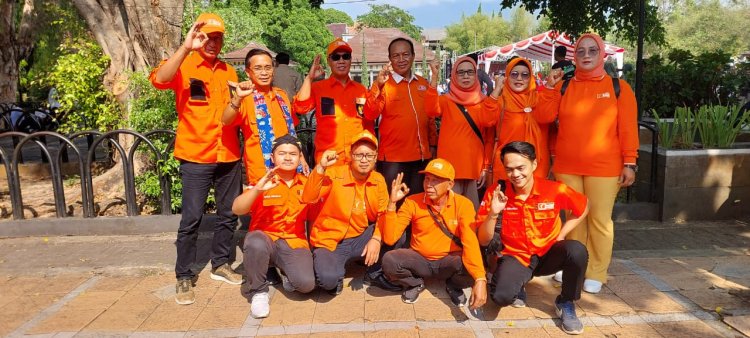 PARTAI BURUH KUNINGAN IKUT SERTA SUKSESKAN KIRAB KPU