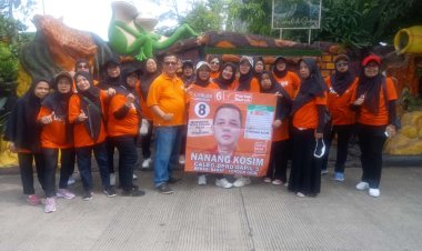 CALEG DAPIL 5 KOTA BEKASI NANANG KOSIM, AJAK WARGA HIDUP SEHAT