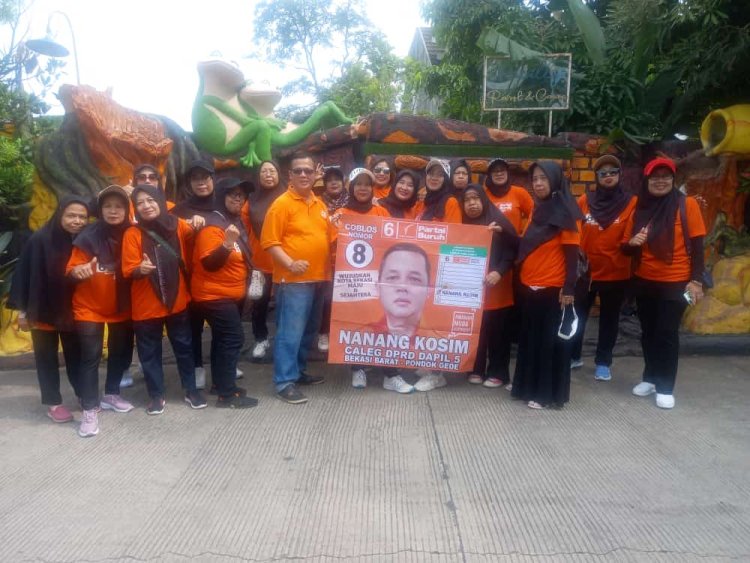 CALEG DAPIL 5 KOTA BEKASI NANANG KOSIM, AJAK WARGA HIDUP SEHAT