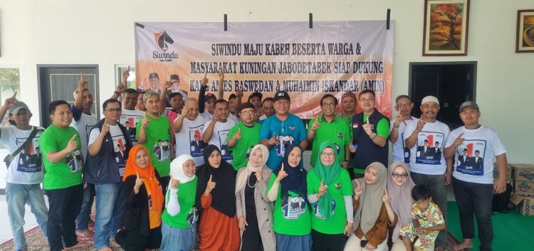 SIWINDU MAJU KABEH DAN MASYARAKAT KUNINGAN JABODETABEK  DEKLARASIKAN DUKUNG KANG ANIES