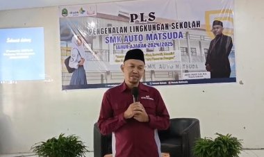 SMK AUTO MATSUDA GELAR PENGENALAN LINGKUNGAN SEKOLAH 2024, TEKANKAN KEMANDIRIAN SISWA BARU