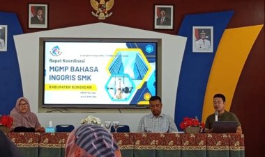 DIDIT ADTYA DIDAULAT JADI KETUA MGMP BAHASA INGGRIS SMK DI KUNINGAN