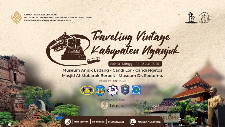 Waktunya Nostalgia Kabupaten  Nganjuk: "Traveling Vintage" Ungkap Kekayaan Sejarah untuk Pelajar!