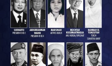 PRABOWO ANUGERAHKAN 10 PAHLAWAN NASIONAL DI 2025, MULAI DARI SOEHARTO SAMPAI MARSINAH