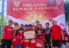 TIM FUTSAL PUTRA SUSILO BAMBANG YUDHOYONO DENGAN BEBERAPA PERWAKILAN RT 10/18 PERUMAHAN WISMA JAYA RAIH JUARA 2, HARUMKAN NAMA LINGKUNGAN DI HUT RI KE-81